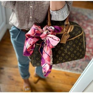 💖✨BEAUTIFUL✨💖 LV DEAUVILLE BOWLING HANDBAG PURSE MONOGRAM